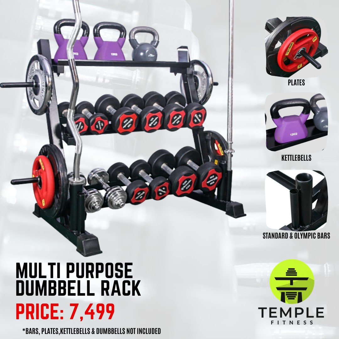 Multi purpose dumbbell store
