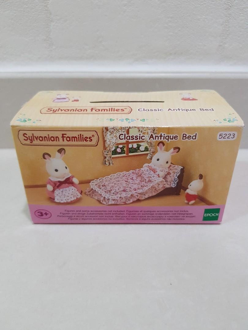 New Sylvanian Families Classic Antique Bed Babies Kids Baby Nursery Kids Furniture Other Kids Furniture on Carousell