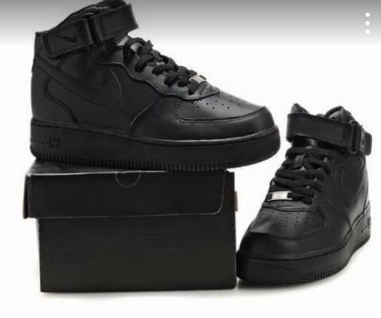 Air force 1 top black high cut