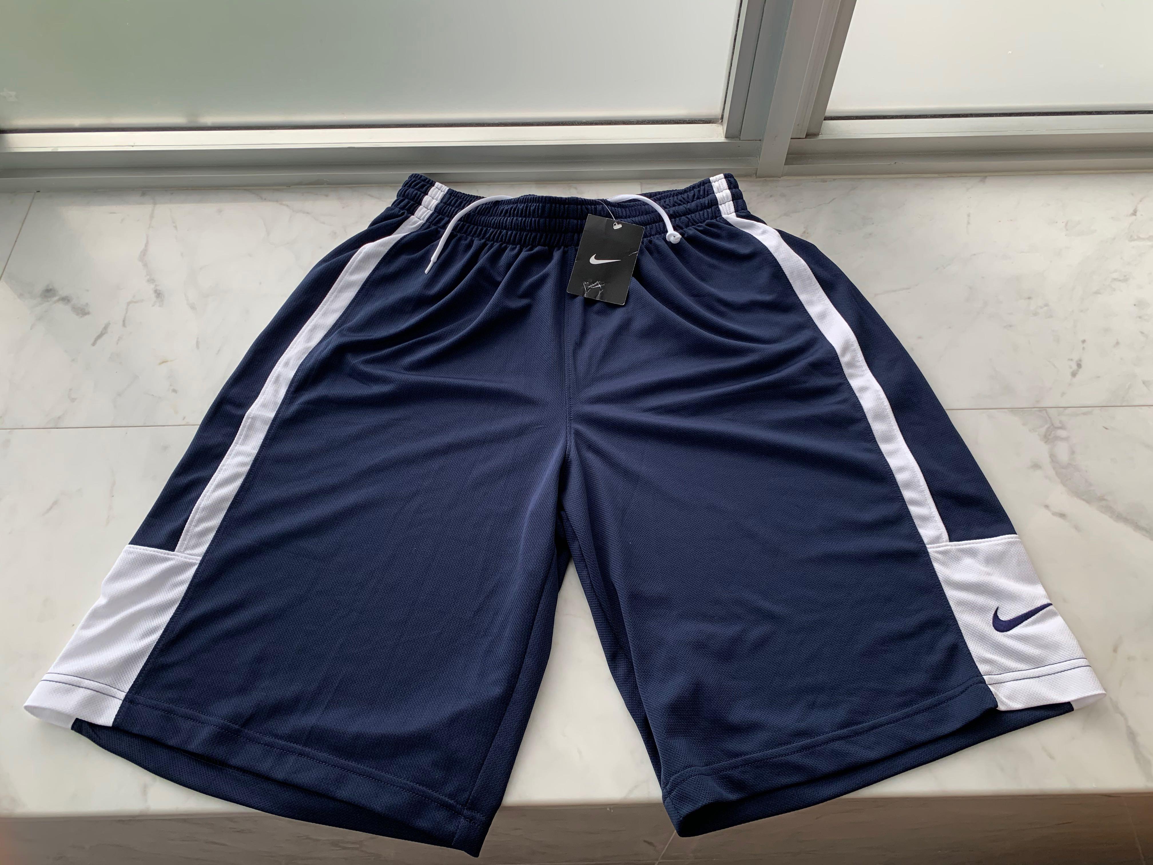 Nike Dri fit Work Out Shorts Navy Brand New not adidas under armour Men s Fashion Bottoms Shorts on Carousell