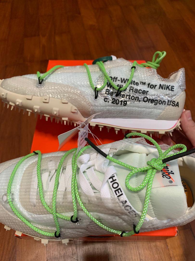 Nike Waffle Racer Off White Size US9W US7.5 Men s Fashion