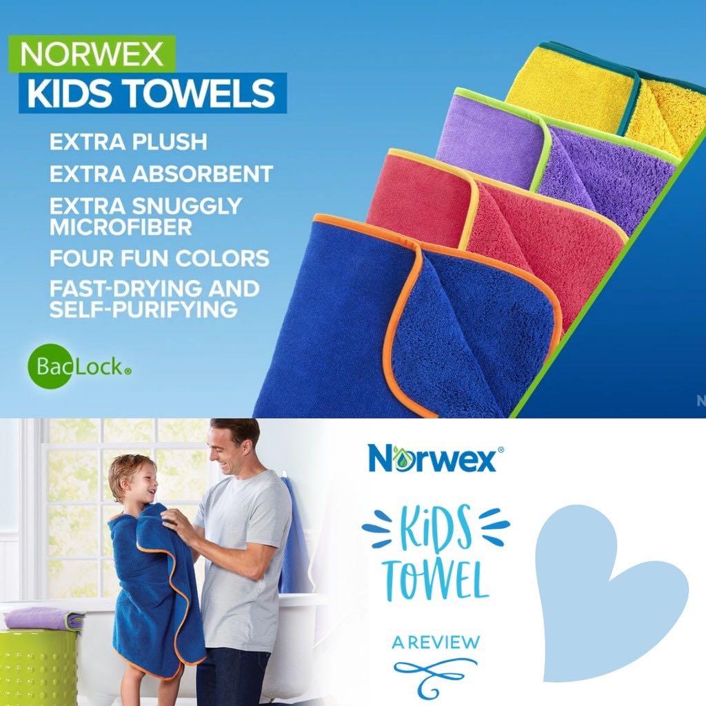 Norwex Kids Towel Babies Kids Bathing Changing Diapers Baby Wipes on Carousell