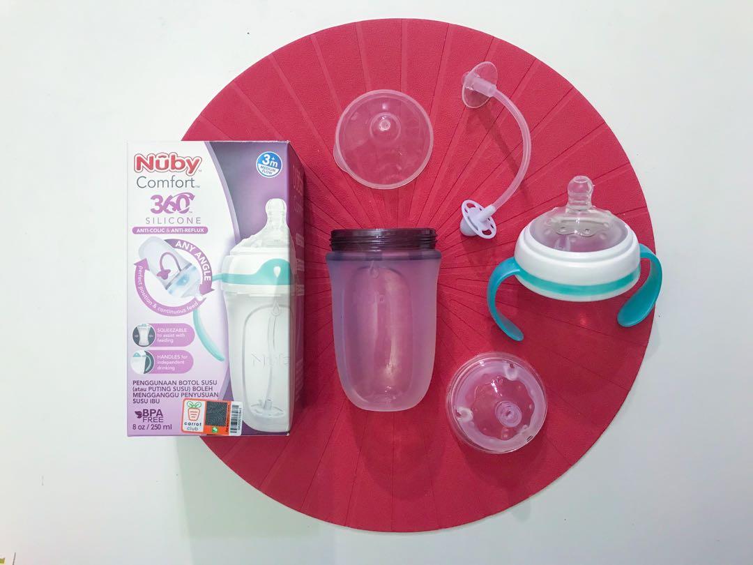Nuby Comfort 360 Soft Silicone Bottle Botol Susu SellFast