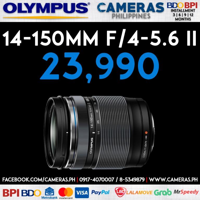 Olympus M Zuiko Digital Ed 14 150mm F 4 5 6 Ii Lens Credit Card Installment Cash Cameras Philippines Cameras Ph Photography On Carousell