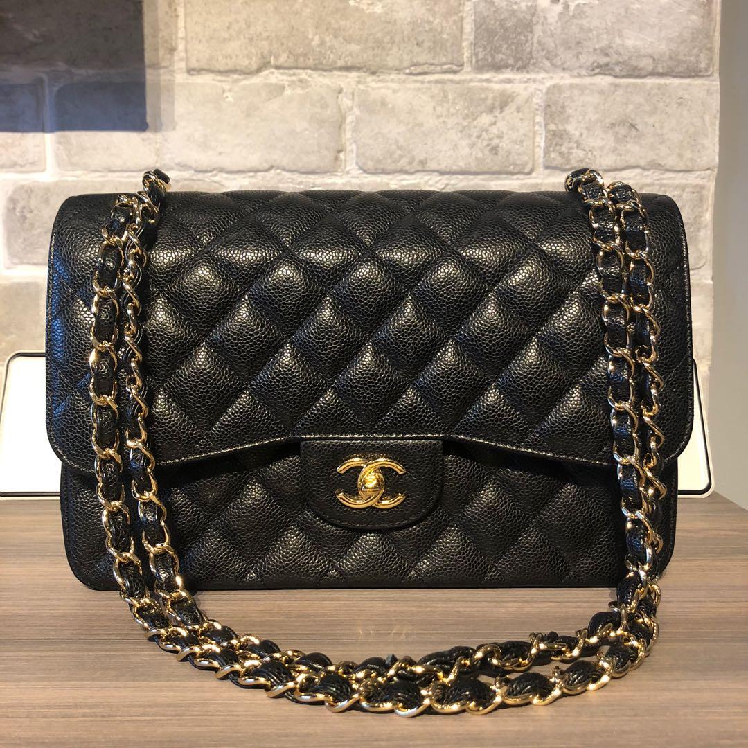 ON CONSIGNMENT] Authentic Chanel Large Classic Double flap Bag w GHW, Luxury,  Bags & Wallets on Carousell
