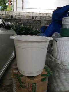 Plastic Pots(white)