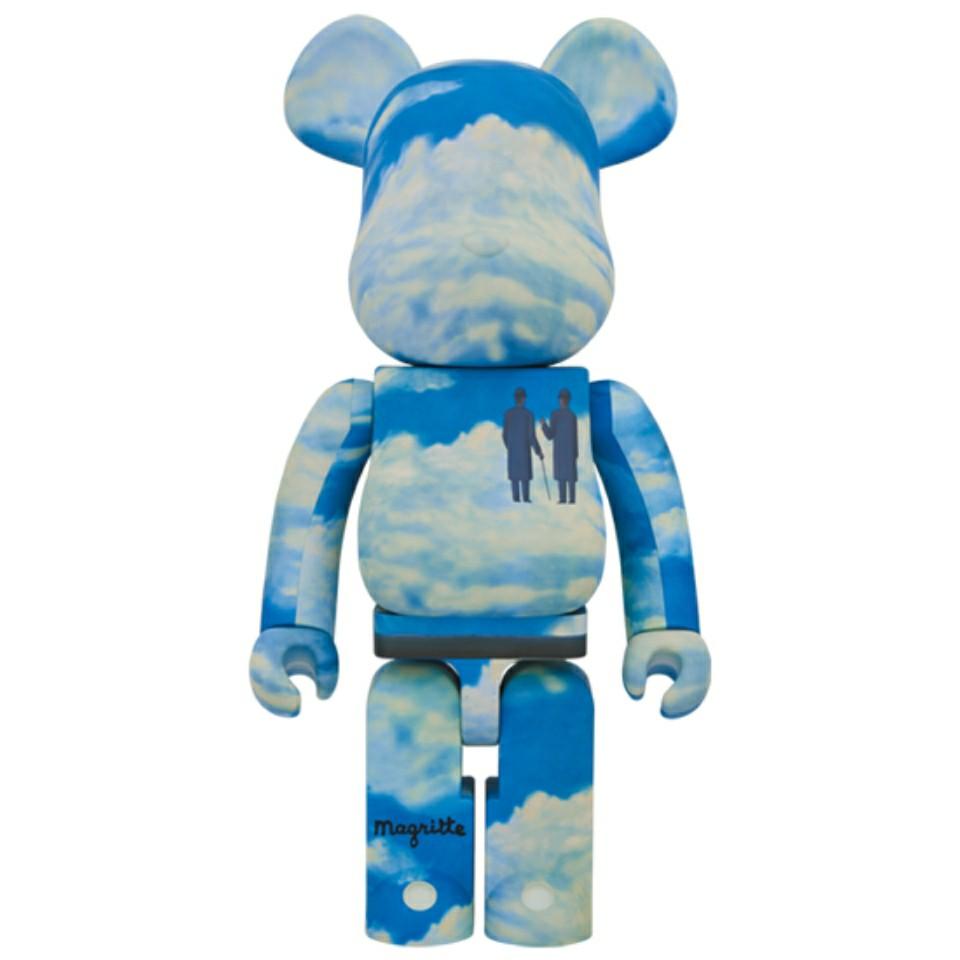 してました ヤフオク! - BE@RBRICK Rene Magritte400&100 kaws 葛飾 ...
