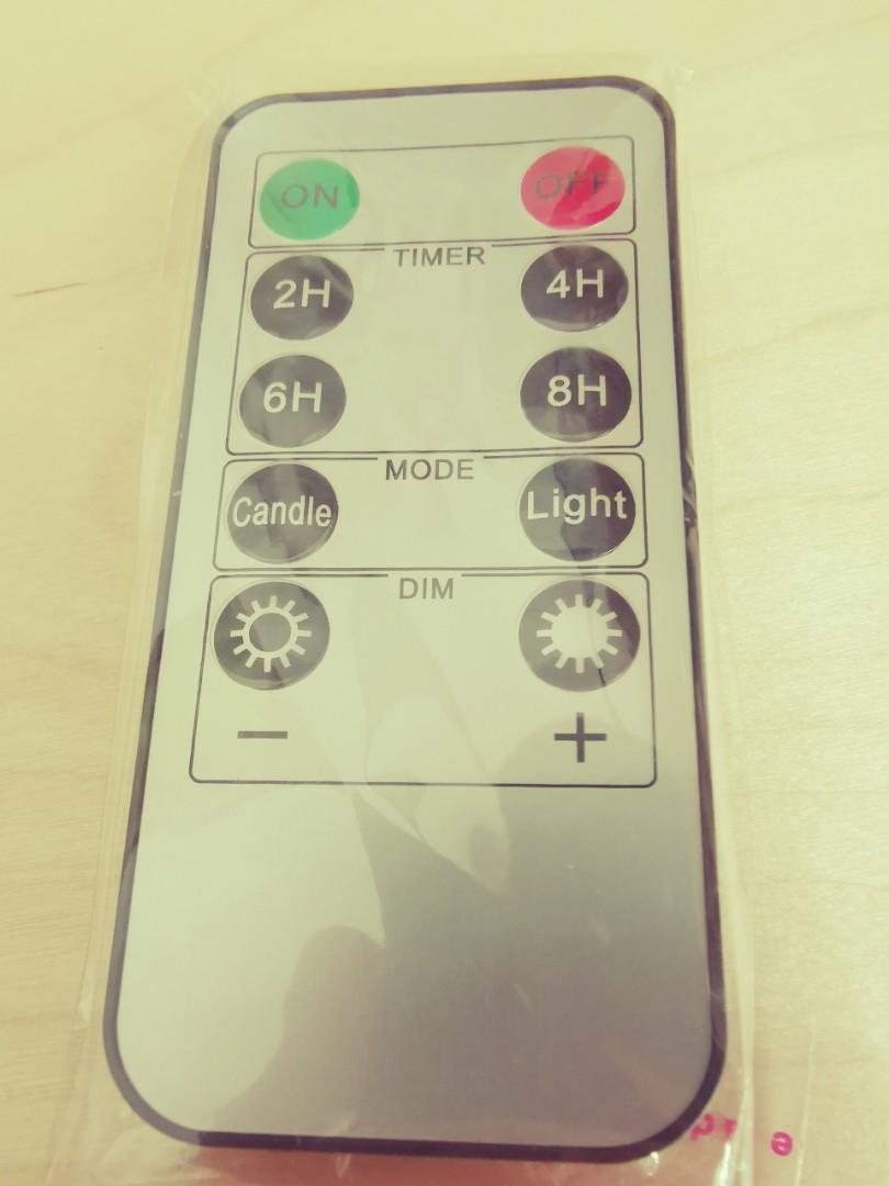 Rechargeable Usb Led Flickering candle with remote, Babies & Kids, Baby