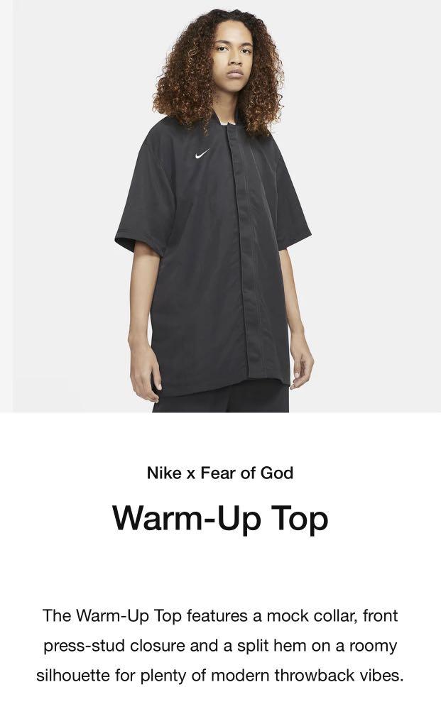 Fear of god nike warm up sale