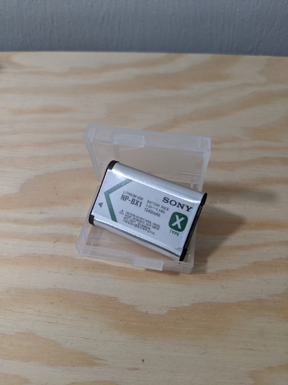 Batterie Sony NP-BX1 Rechargeable Pour Appareils Photo Compact Cybershot (RX100, HX60, WX500, Etc.)