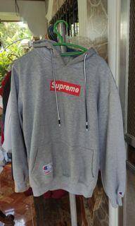 mint green supreme hoodie