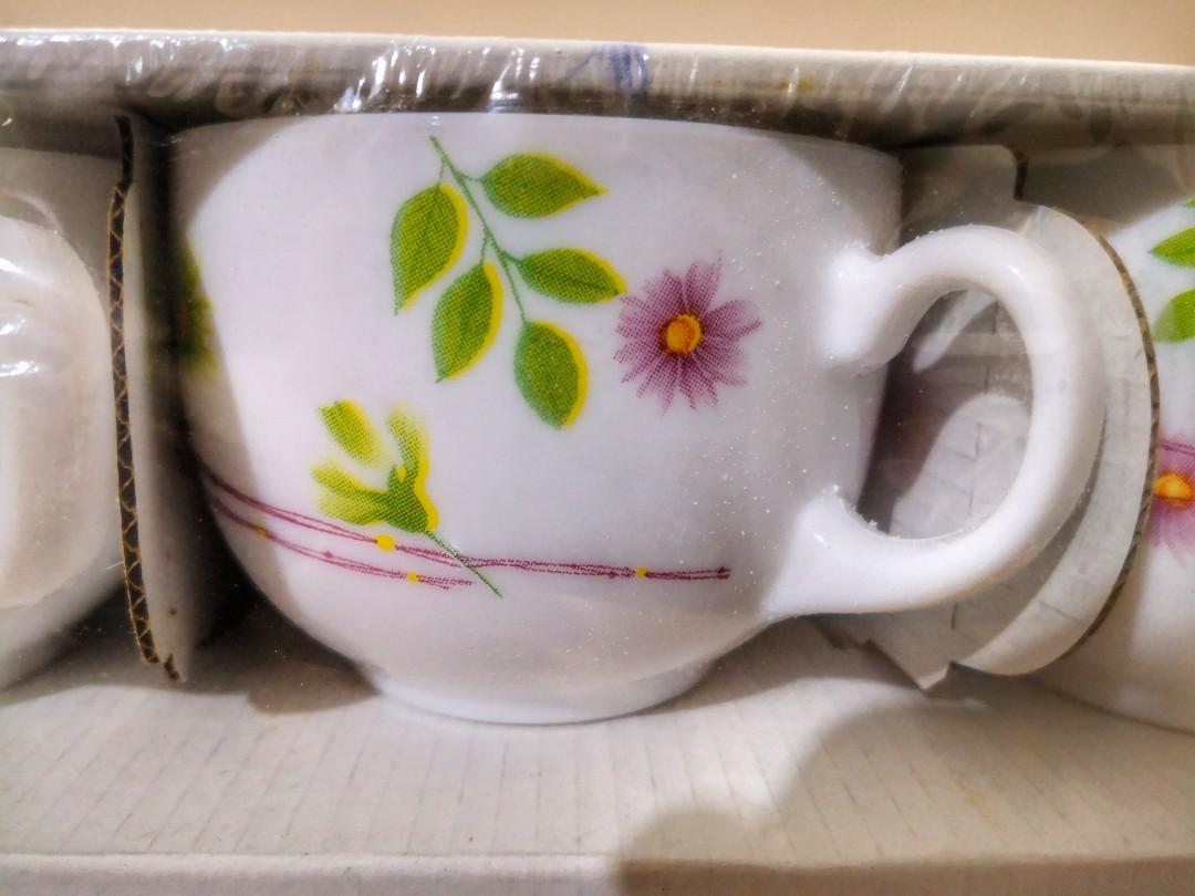 Tea Cups Set Luminarc, Furniture & Home Living, Kitchenware & Tableware