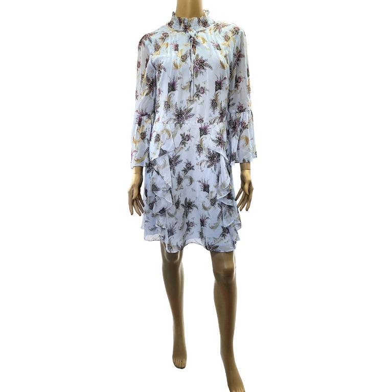 NWT Ted Baker Vedia Blue Moon Printed Dress Women s Fashion Dresses Sets Dresses on Carousell