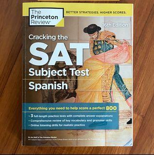 The Princeton Review Cracking the SAT Subject Test for Spanish