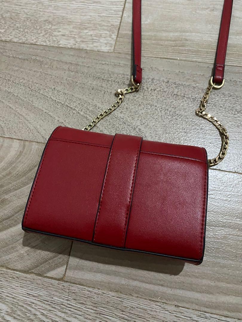 Topshop Red Sling Bag Barang Mewah Tas Dompet di Carousell
