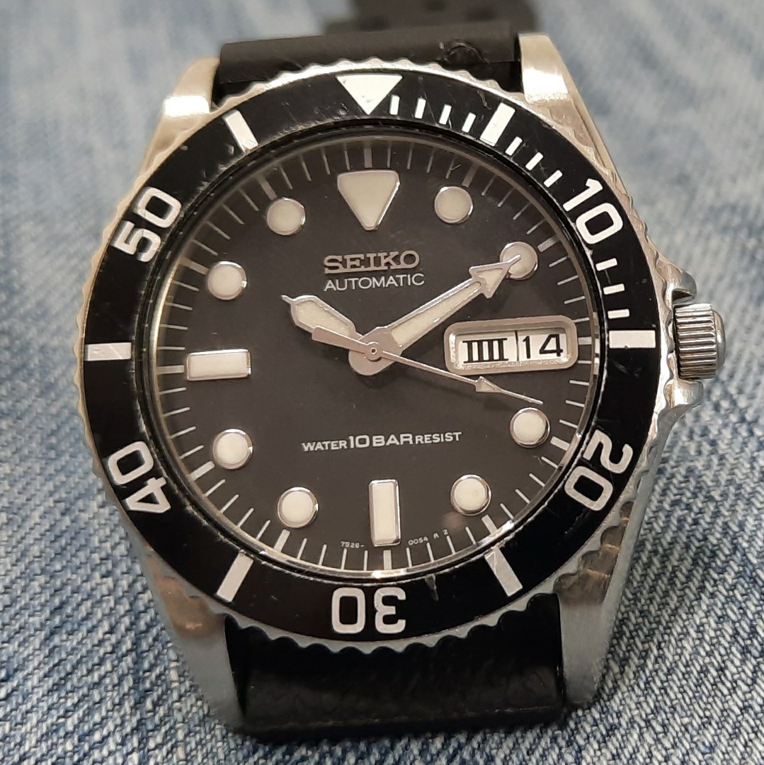 Vintage Seiko SKX023 Submariner 7S26-0050 Automatic Men's Watch 