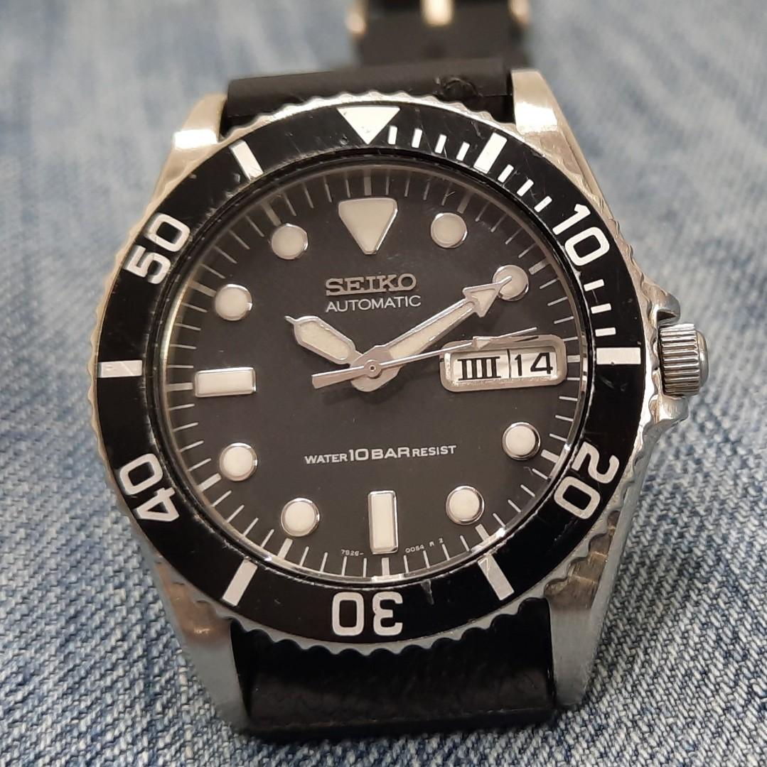 Vintage Seiko SKX023 Submariner 7S26-0050 Automatic Men's Watch, Women ...