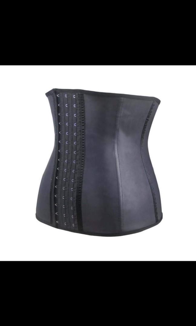 Corset Waist Trainer 9 Boned 3 Row Latex Corset Waist Trimmer Body