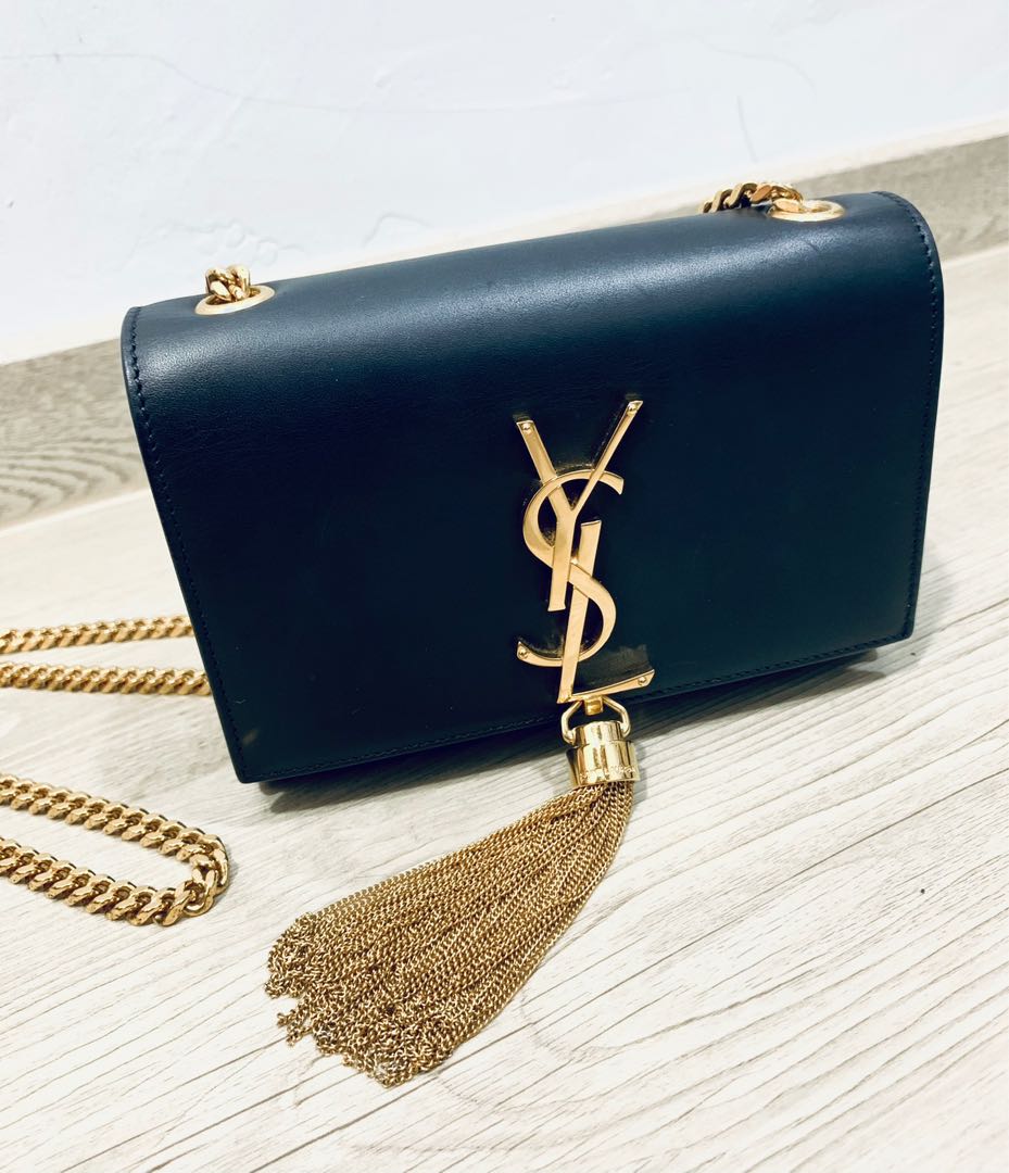ysl small kate bolsa with tassel