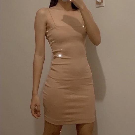 Nude shop dress zara
