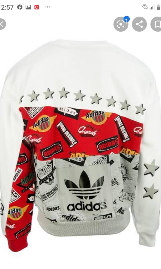 adidas Originals X Nigo Jams Blocked Sweatshirt in White for Men