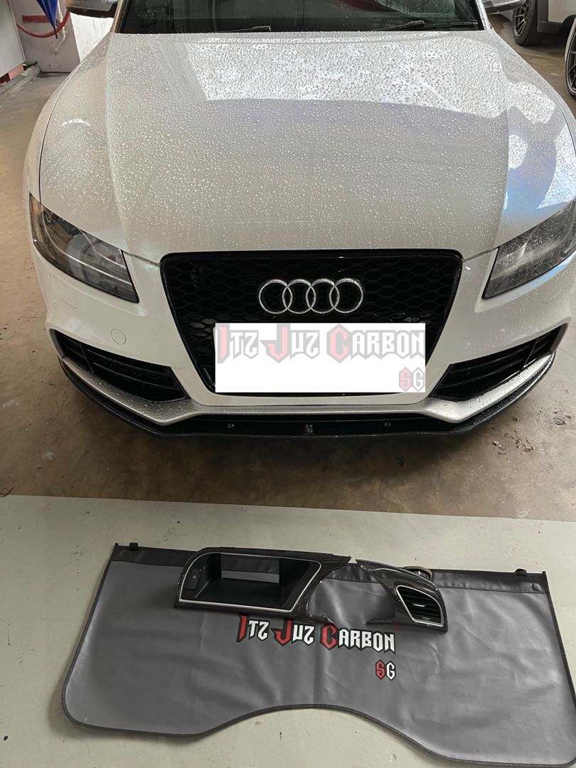 Audi S5 Carbon fiber Dashboard cluster trim, Car Accessories