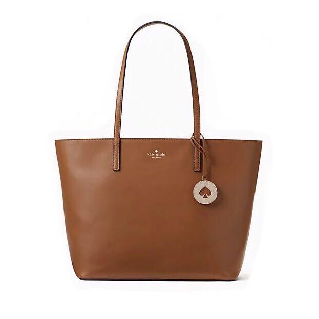 Authentic Kate Spade Tanya Tote in Warm Gingerbread Luxury Bags Wallets on Carousell