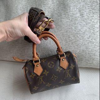 Authentic Louis Vuitton Monogram HL Mini Sac Speedy