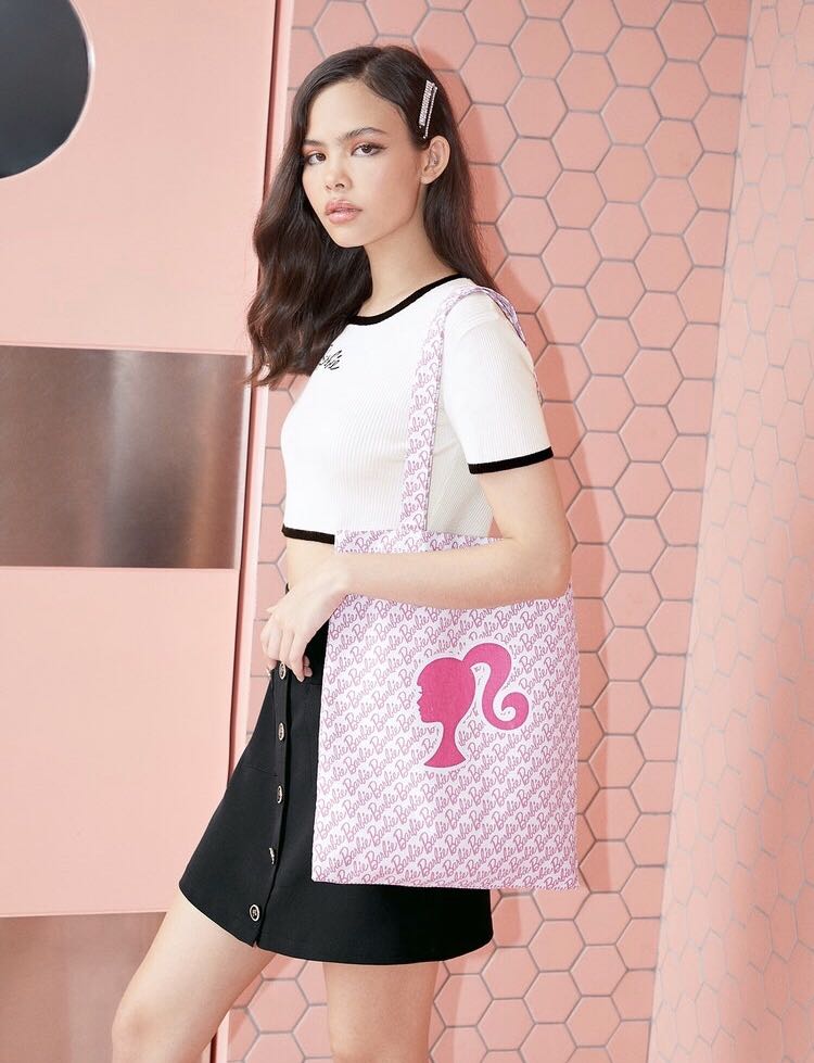 Barbie x pomelo totebag, Women's Fashion, Bags & Wallets, Crossbody