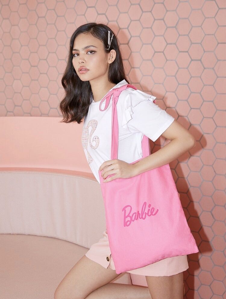 Barbie x pomelo totebag, Women's Fashion, Bags & Wallets, Crossbody
