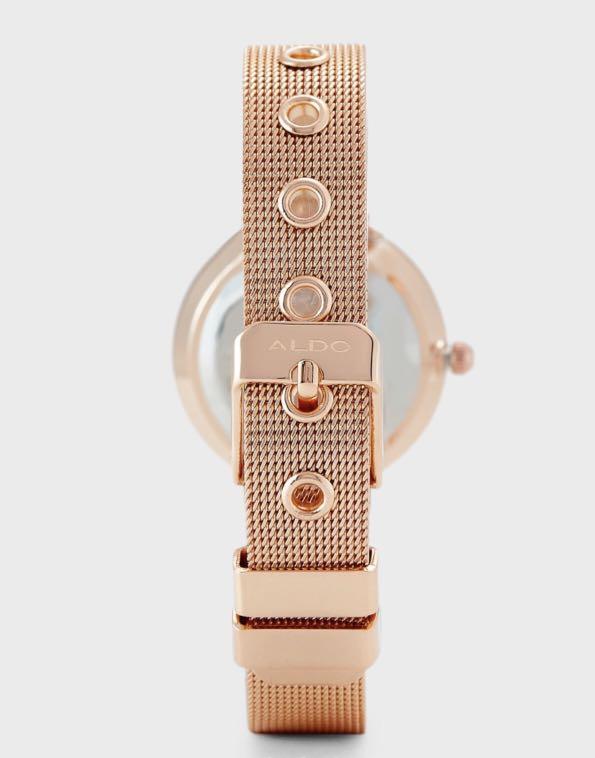 Brand New Auth Aldo Cabina Rose Gold Analog Watch