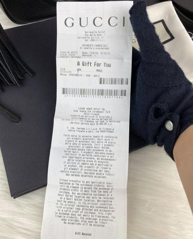 Luxury goods outlet srl gucci 2025