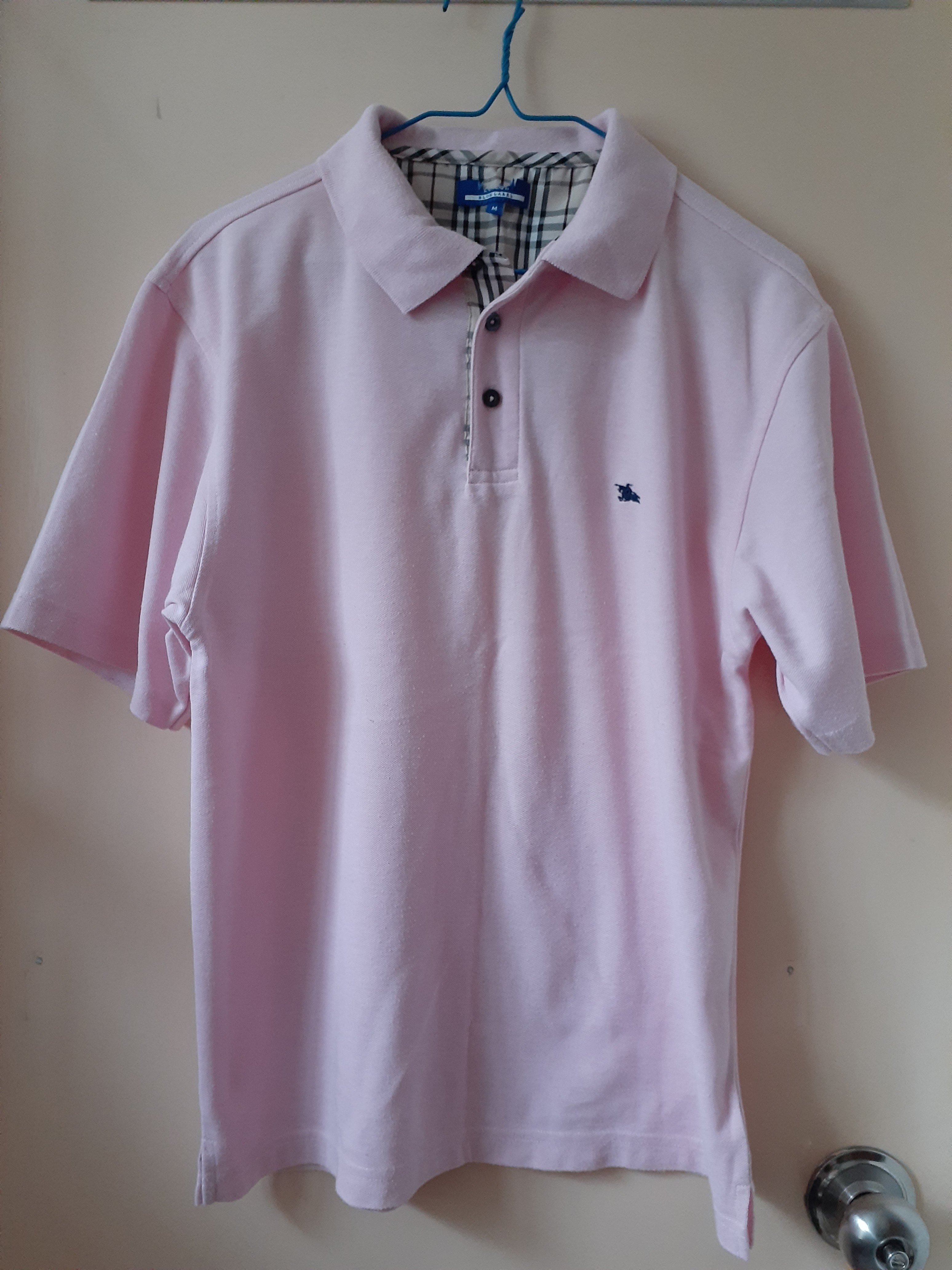 burberry pink polo