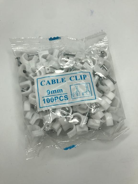 Cable Clips/ PVC Clamp round, 9mm size, 100pcs per pack, white color (Category: Portable Audio Accessories) located in Quezon City. Submitted by besteinpc (Listing ID 1050527042, Image 2). Description: Cable Clips/ PVC Clamp round, 9mm size, 100pcs per pack, white color 👉Cable clips 👉PVC Clamp 👉PP Materials 👉Steel Nail 👉Round Shape for better hold 👉9mm size 👉100pcs per pack 👉white color.