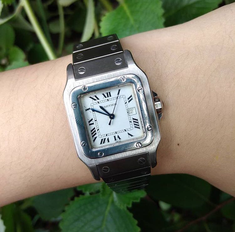 Cartier santos outlet galbee mens