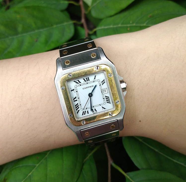 Cartier santos galbee mens cheap