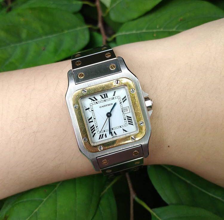 Cartier Santos Galbee Mens, Luxury 