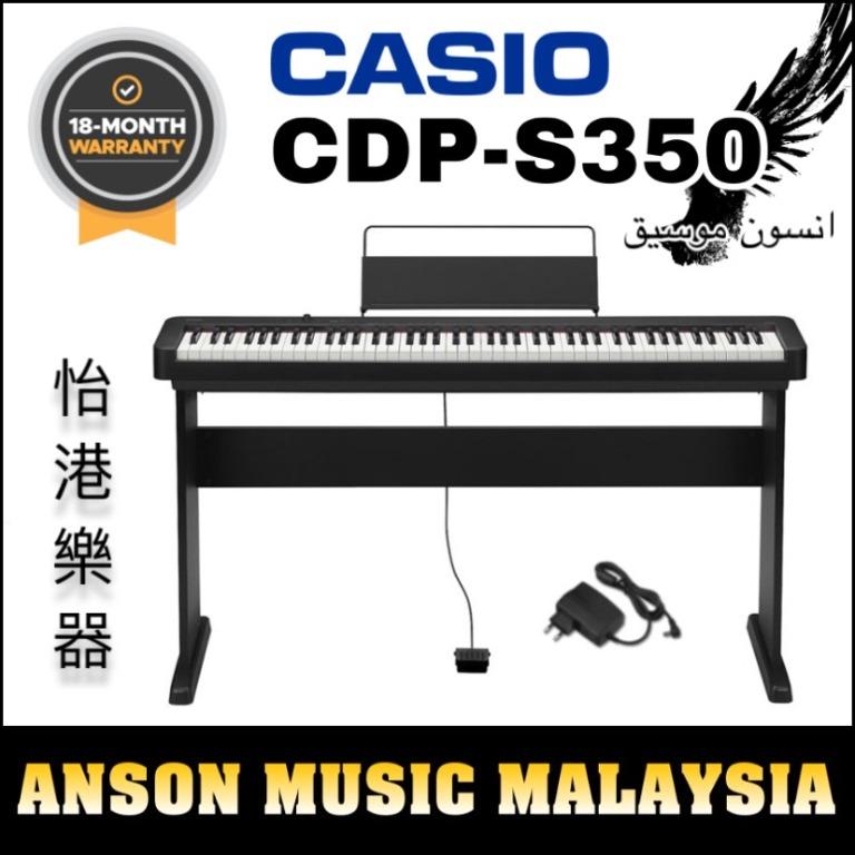 Casio CDP S350 Compact Digital Piano w Wooden Piano Stand Black CDPS350