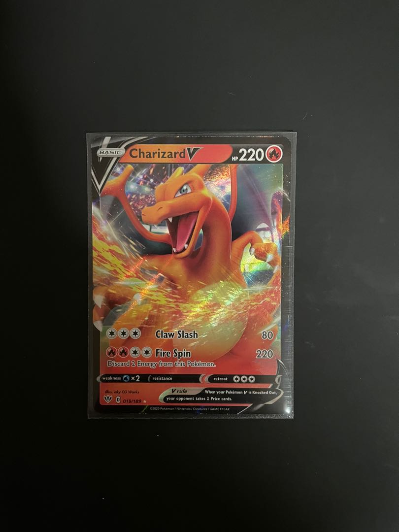 Charizard V, Hobbies & Toys, Toys & Games On Carousell