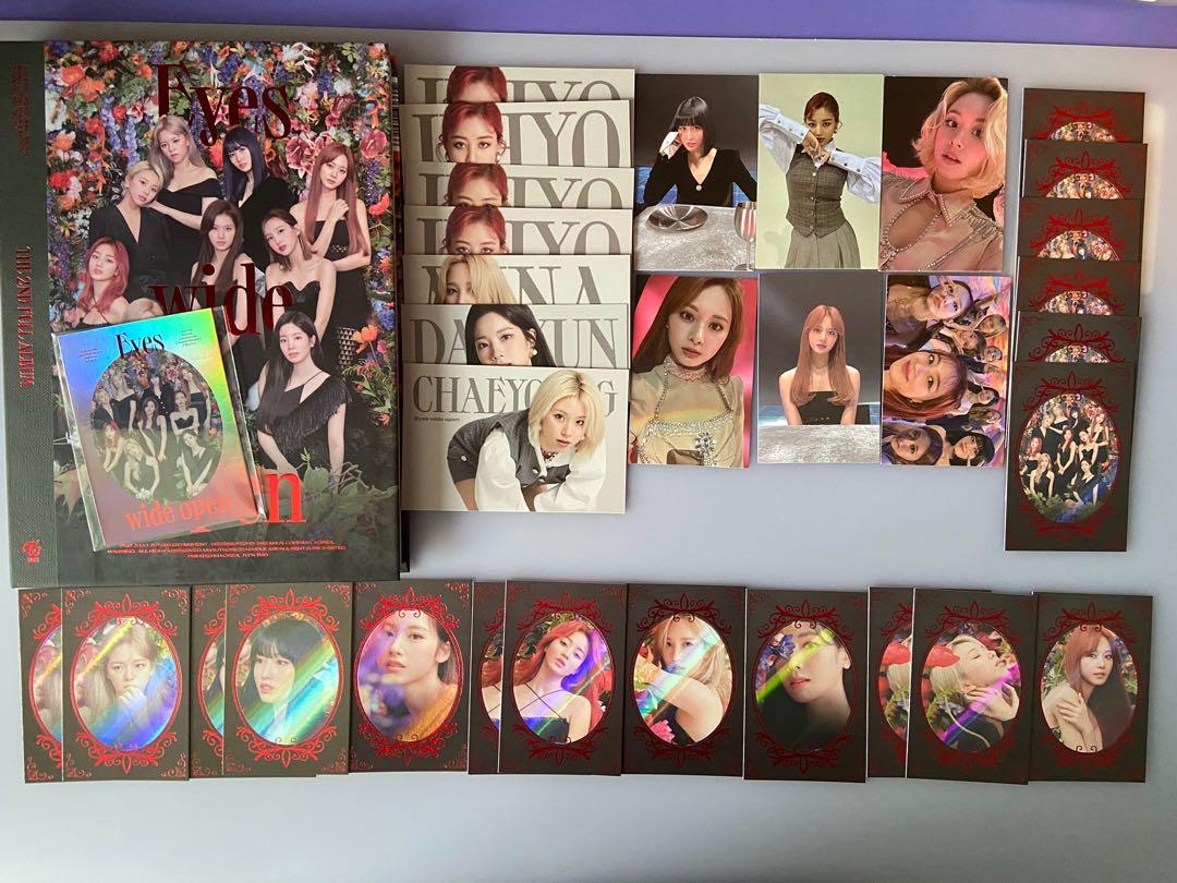 Cheap Clearance Twice Eyes Wide Open I Cant Stop Me Album Message Cards Photocards Hobbies Toys Memorabilia Collectibles K Wave On Carousell