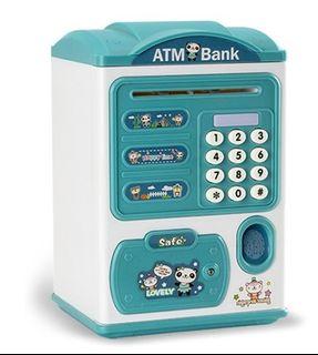 Children's saving ATM saving box piggy bank with electronic password