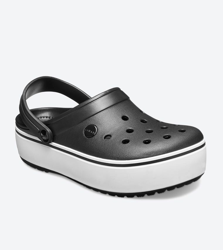 crocs platform black