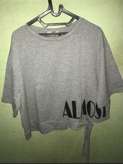 Crop Tee Pull and Bear Almost Friday