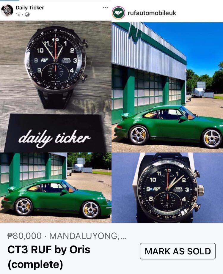 CTR3 RUF limited ed by Oris Luxury Watches on Carousell