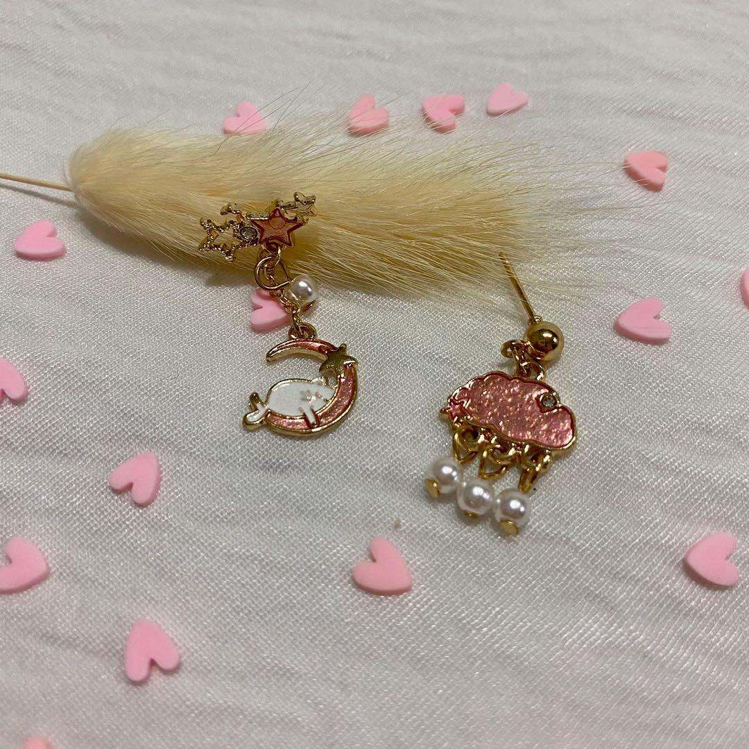 Cute mismatched earrings outlet