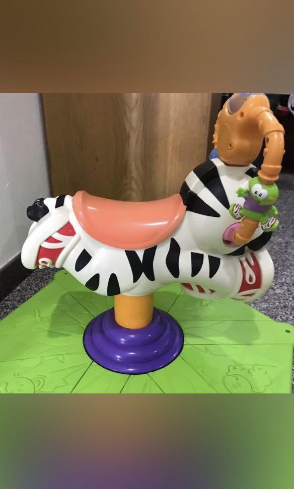 Fisher Price Bouncer Zebra, Babies & Kids, Infant Playtime on Carousell