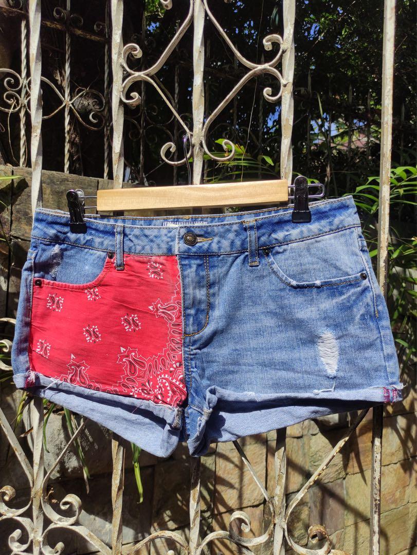 Forever 21 Half Bandana Shorts