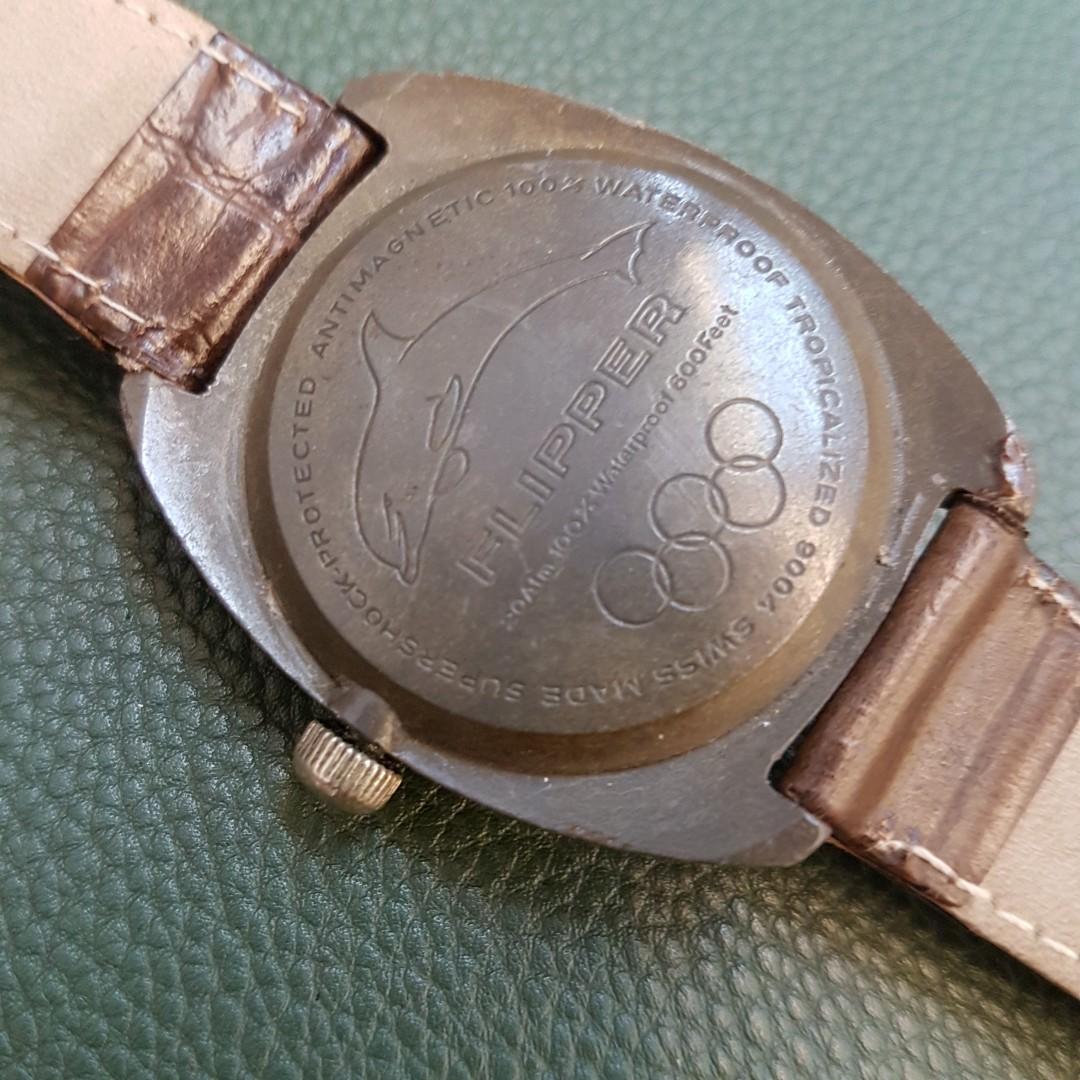 Fortis Flipper Olympic Automatic Vintage watch, Women's Fashion ...