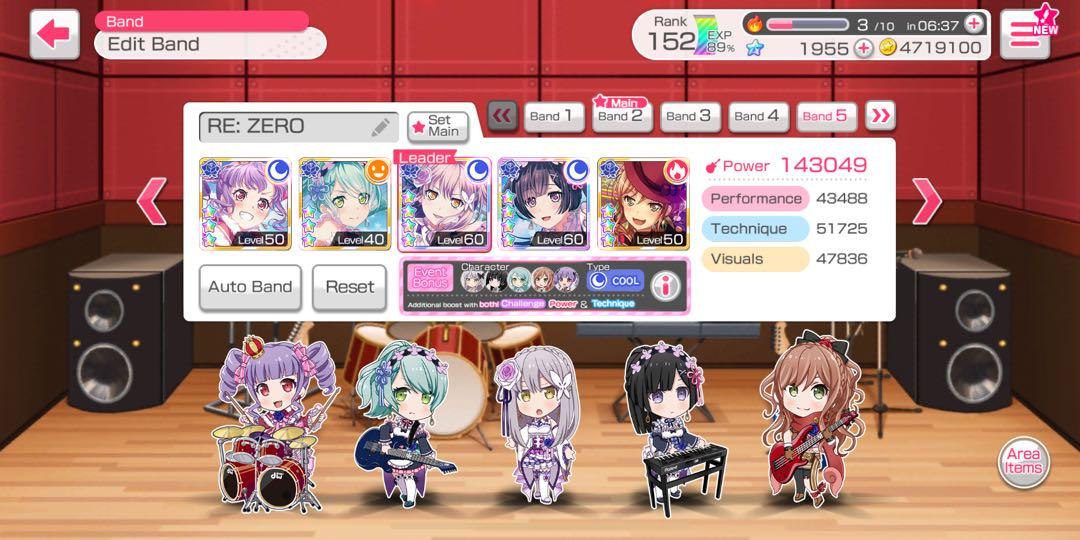 Full Rezero Band Bang Dream En Account Hobbies Toys Memorabilia Collectibles Fan Merchandise On Carousell