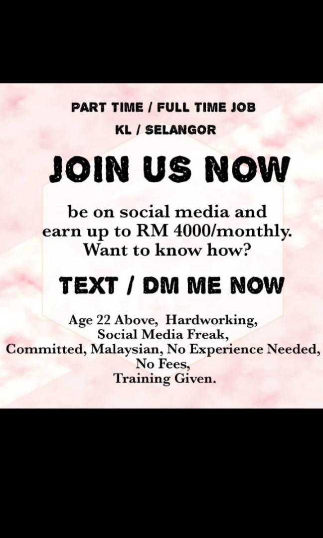 Full Time And Part Time Job Jobs Full Time Others On Carousell